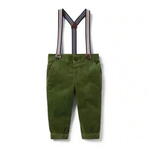 Janie and Jack size 18-24m Corduroy Suspender Pant